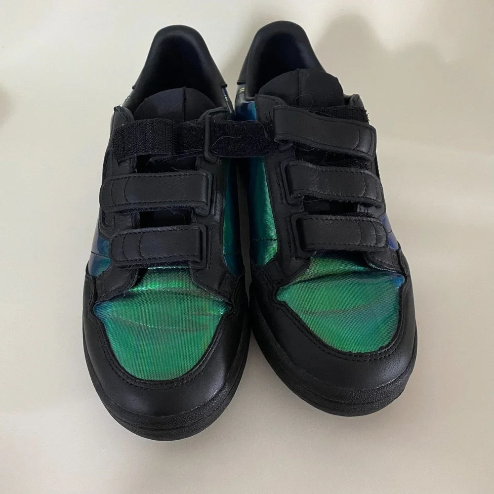 Adidas Continental 80 Women's Sneaker Size‎ 7 Green Black Gold Iridescent EE8738